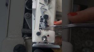 Заправка нити в пуговичную машинку. Sibur.