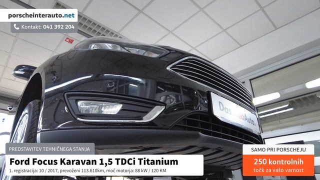 Ford Focus Karavan 1,5 TDCi Titanium Tehnično смотреть онлайн