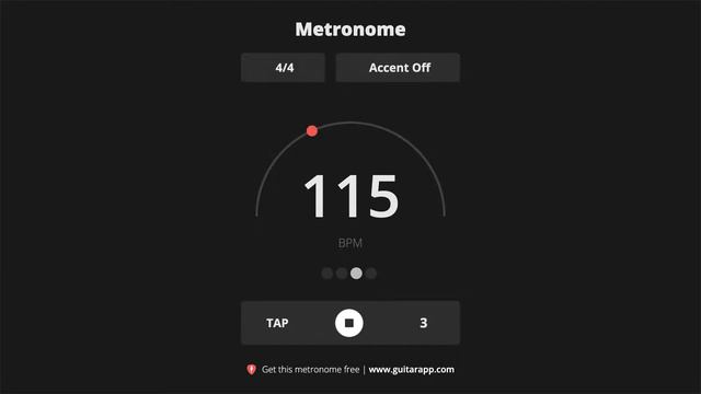 115 BPM Metronome смотреть онлайн