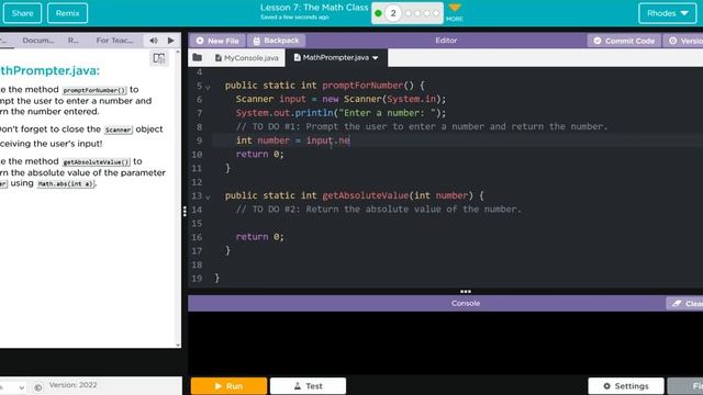 AP CS A - Code.org: Unit 4: Lesson 7 #2 (2022) смотреть онлайн