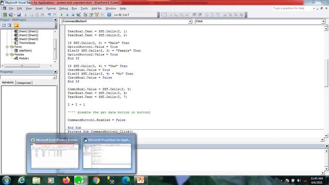 VBA code to retrieve data from Excel to Userform and update data in Excel from userform (Part 5) смотреть онлайн