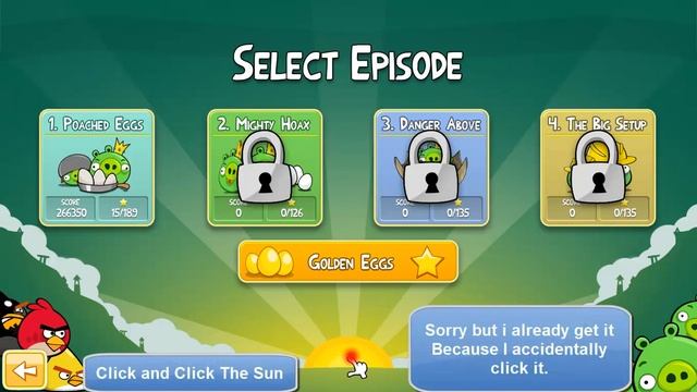 Angry Birds PC- How To Get Golden Eggs (Part 1)