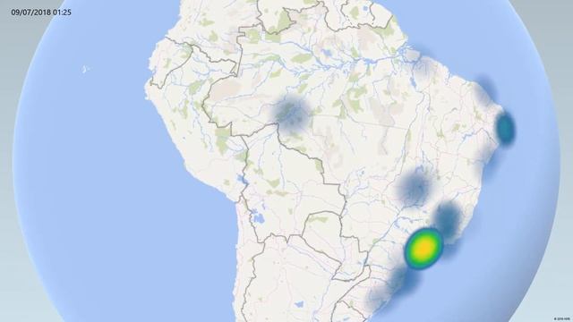 IoT, AI, Geolocation, Data Visualization - with heat map смотреть онлайн
