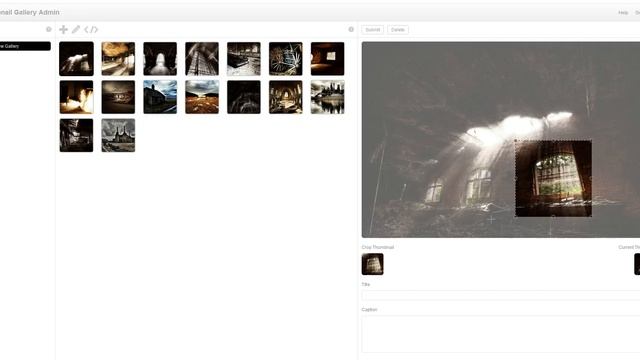 Thumbnail Gallery (with PHP Admin) - How do I create a new thumbnail? смотреть онлайн
