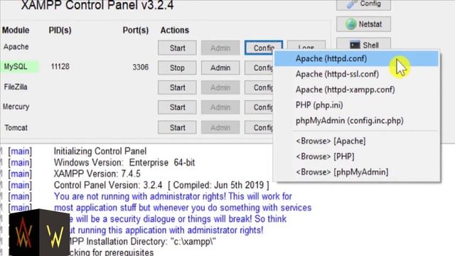 web development series in PHP & Mysqli complete course in urdu language Lecture 4 Apache Port Issue смотреть онлайн