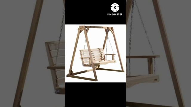 Outsunny 2 Seater Wooden Wood Garden Swing Chair Seat Furniture смотреть онлайн