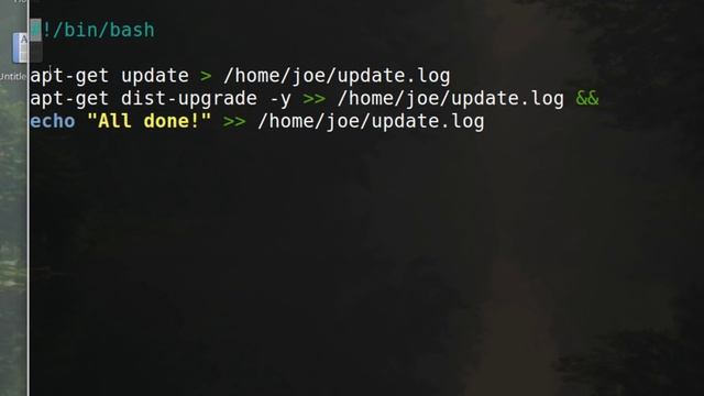 Linux Tip | How To Automate Tasks using Cron смотреть онлайн