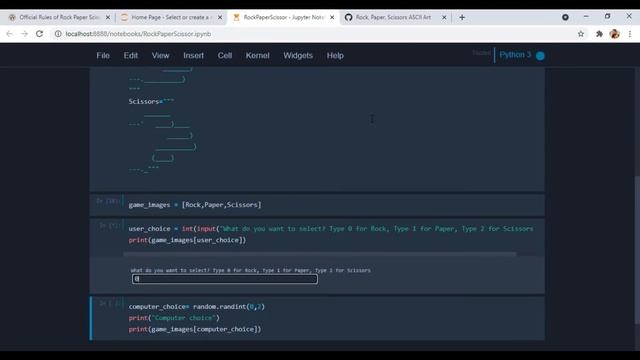 Rock Paper Scissors Game In Python | Python with Data Science #9 смотреть онлайн