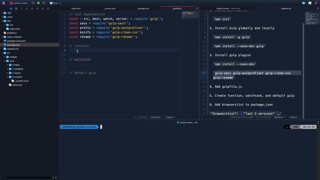 A Beginner’s Guide to Gulp JS (SCSS to CSS) смотреть онлайн