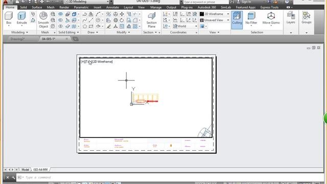 3d บทที่ 1- 4 AutoCAD 2014 3D смотреть онлайн