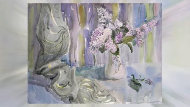 Сирень. Акварельные этюды смотреть онлайн