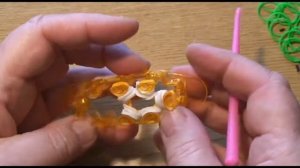 РОМАШКА из резинок rainbow loom bands