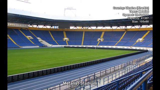 #45. Футбольный стадион Metalist Stadium (Украина) смотреть онлайн