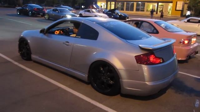 Twin Turbo G35 Coupe Revving and Acceleration смотреть онлайн