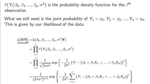 Linear Regression: MLE for Methods of Estimation смотреть онлайн