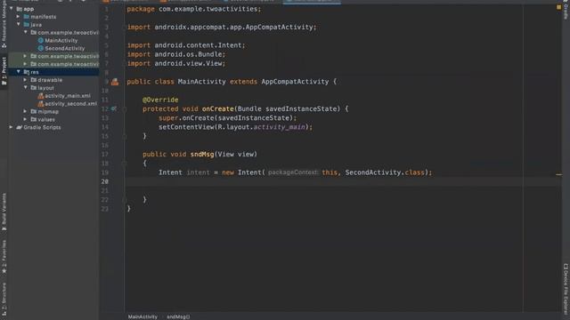 Multiple Activities - Android App using Android Studio смотреть онлайн