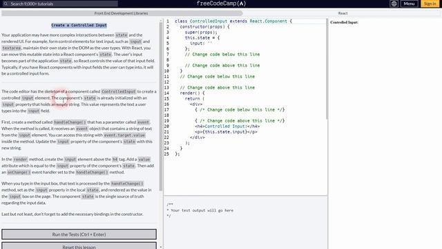 Free Code Camp Walkthrough 38 | Front End Development Libraries - React смотреть онлайн