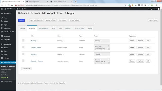 How to create content toggle widget in elementor for free! смотреть онлайн