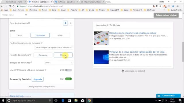 Como colocar RSS do seu Site Favorito em seu Site ou Blog смотреть онлайн