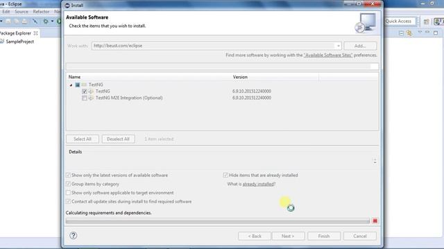 How to install TestNG in eclipse IDE смотреть онлайн