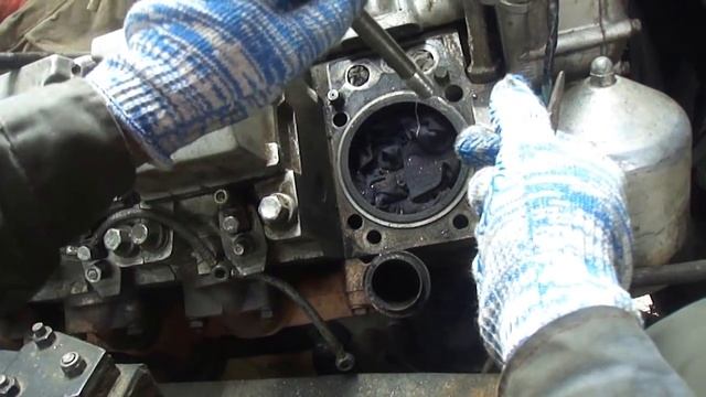 Сломанный болт в блоке двигателя КАМаз смотреть онлайн