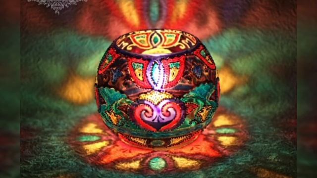 Витражная роспись. Подсвечники. Мастерская Ольги Аношко смотреть онлайн