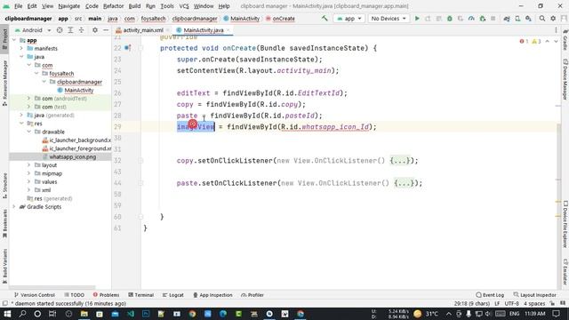How to open WhatsApp using an Intent in your Android App || Android Studio | Java смотреть онлайн