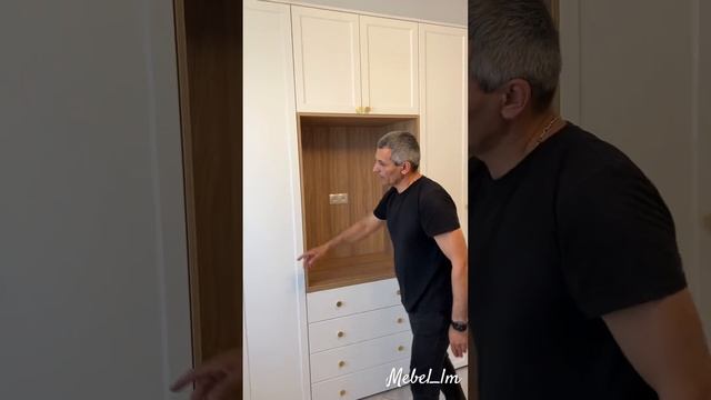Встроенный шкаф в спальню #мебельназаказ #шкафкупеназаказ #гардеробныеназаказ #кухниназаказ #кухни смотреть онлайн