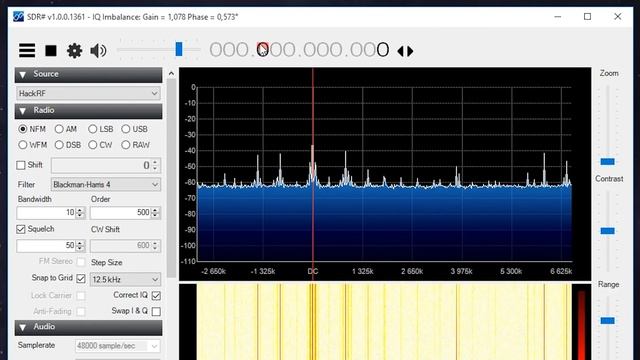 HackRF One + SDRSharp настройка и описание программы смотреть онлайн
