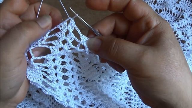 Вяжем вместе - юбка с ананасами.Часть 8. knitted crochet skirt смотреть онлайн