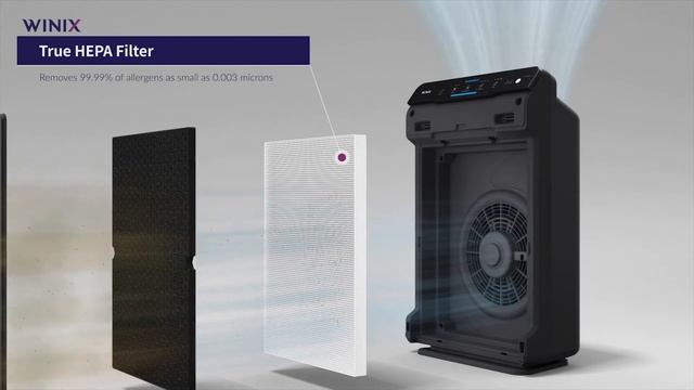 WINIX 5500-2 4-Stage True HEPA Air Purifier with Washable AOC Carbon Filter & PlasmaWave® Technolog смотреть онлайн