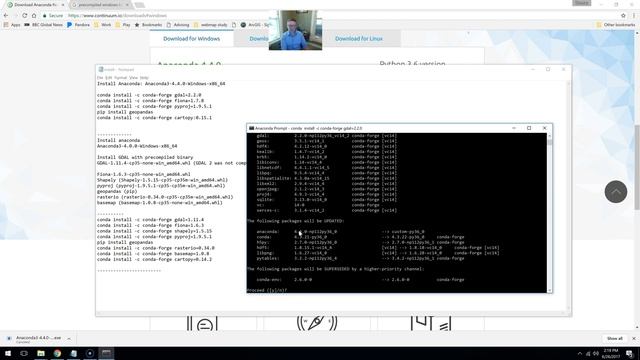 GEOG 493 Anaconda and Geospatial Packages Install смотреть онлайн