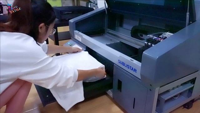 Direct to Garment (DTG) printing - Step by Step T-Shirt Printing Process смотреть онлайн