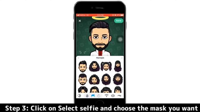 How to put facemask ? on snapchat bitmoji face? (Hindi) смотреть онлайн