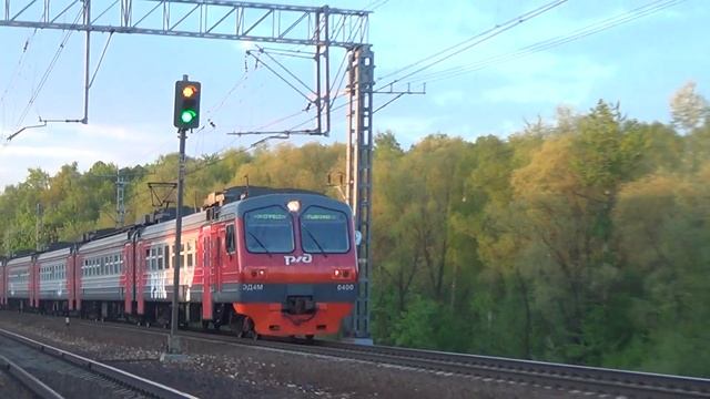 Электропоезд ЭД4М-0400 РЭКС сообщением Пушкино - Москва смотреть онлайн
