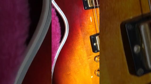 Gibson 1989 Les Paul Custom cherry sunburst vintage showing смотреть онлайн