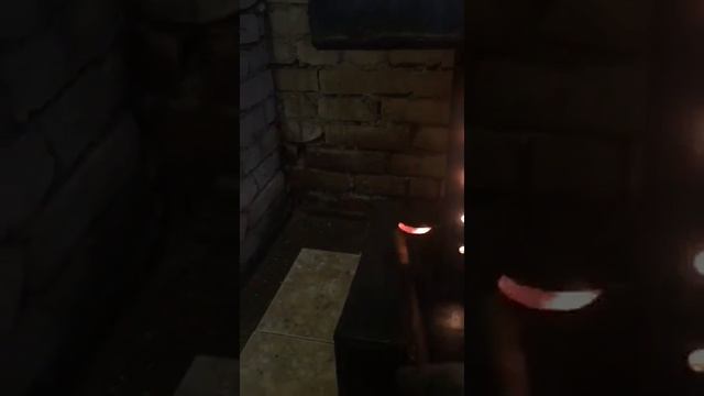 Печь на отработанном масле, квадратные короба смотреть онлайн