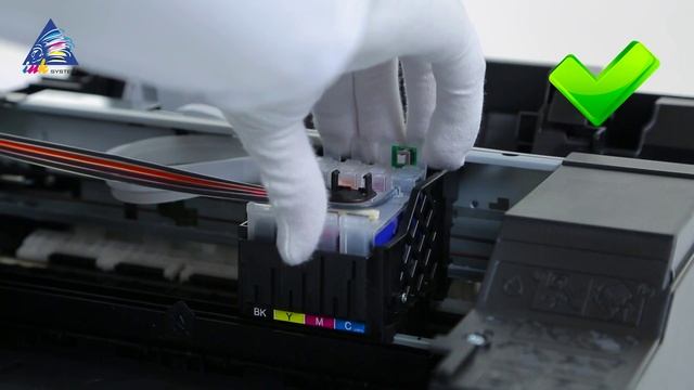 Установка картриджей СНПЧ на Epson Expression Home смотреть онлайн