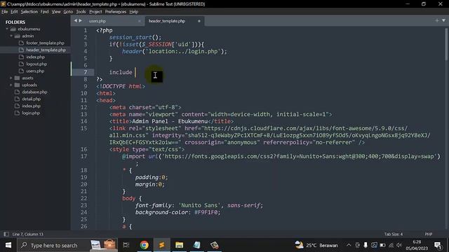 #part7 Membuat Website Daftar Menu Makanan Menggunakan PHP dan MySQL | Users (view) смотреть онлайн