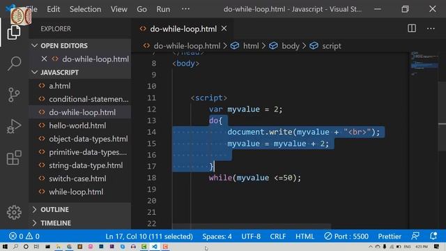 Do While Loop Complete Understanding with Example JavaScript Tutorials in Urdu Hindi Lec # 11 смотреть онлайн
