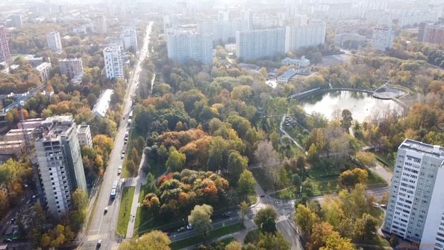 Russia - Москва парк Торфянка (полет на квадрокоптере Mavic mini) смотреть онлайн