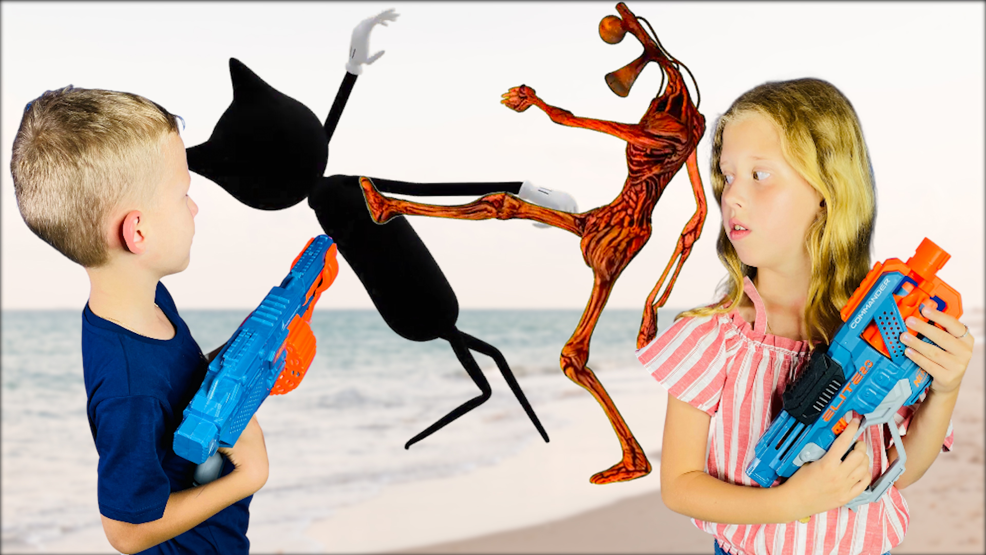 СИРЕНОГОЛОВЫЙ ПРОТИВ КАРТУН КЭТА в реальной жизни смотреть онлайн