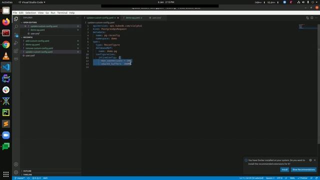 Reconfigure Custom Configuration for Postgres Using KubeDB | Run & Manage Databases in Kubernetes смотреть онлайн