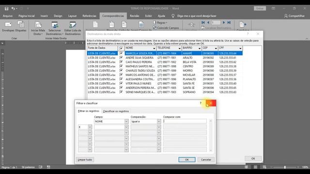 COMO VINCULAR DADOS DO EXCEL PARA DOCUMENTO WORD смотреть онлайн