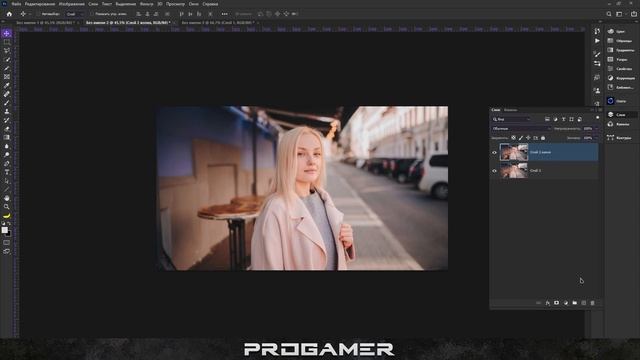 Простой способ как Исправить цвет на фотографии в Фотошопе / Обучалка смотреть онлайн
