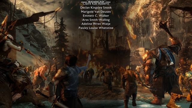 Middle-earth: Shadow Of War - CREDITS