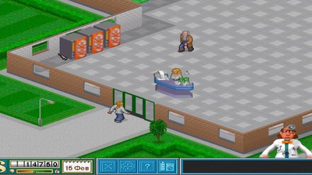 Психушка в переводе Фаргуса|Theme Hospital (Игры детства) смотреть онлайн