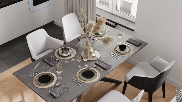 Современный дизайн-проект 3х-комнатной квартиры I Графичный интерьер I Интерьерные новинки 2023 смотреть онлайн