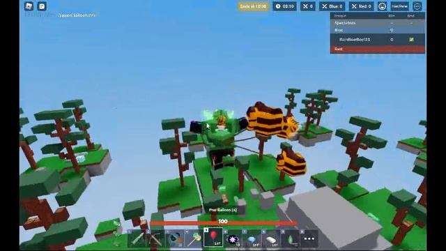 How To Get INF balloon In Roblox Bedwars in CUSTOM MATCHES. смотреть онлайн