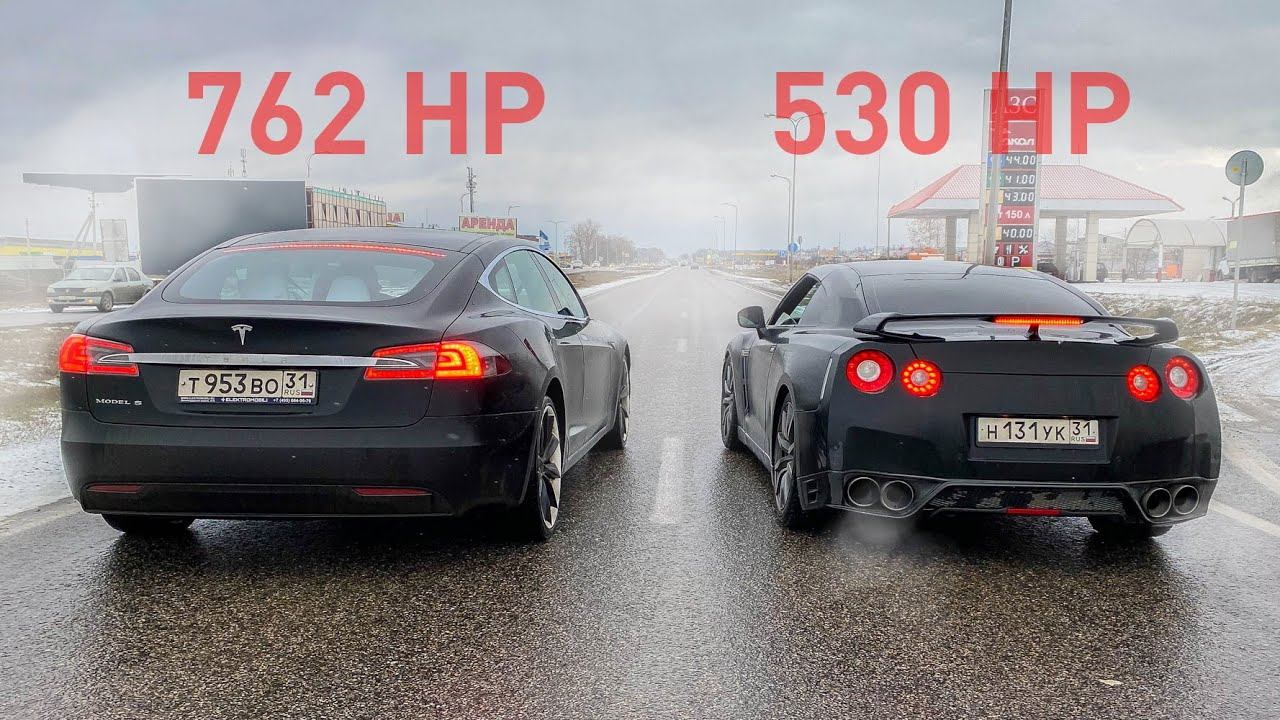 ГТР против TESLA / NISSAN GT-R ручной сборки за 2 млн. руб смотреть онлайн